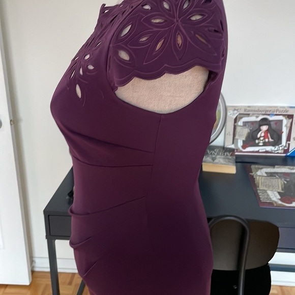 Adrianna Papell burgundy dress - Picture 5 of 13